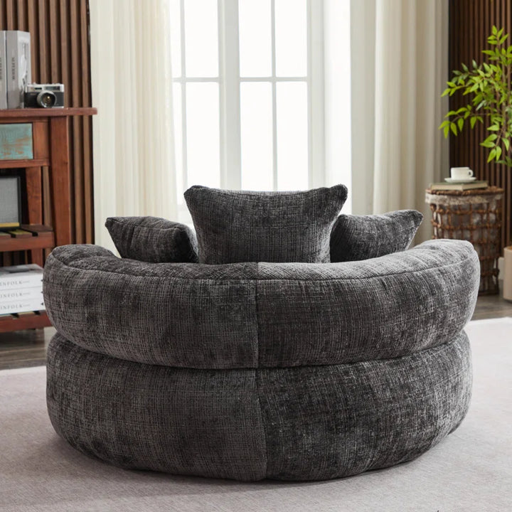 Cozy Chenille Armchair Bean Bag Chairs for Ultimate Comfort