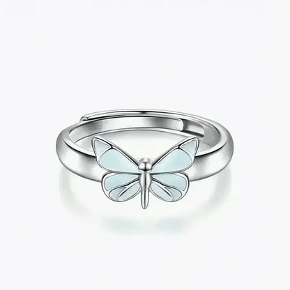 [Limited Edition] Moonlit Aurora Butterfly Rings