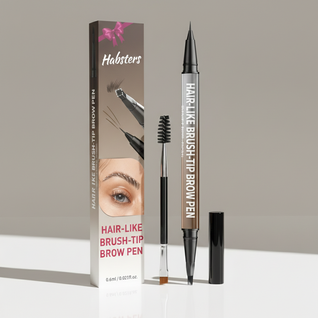Dual-Ended Microblade Eyebrow Pen