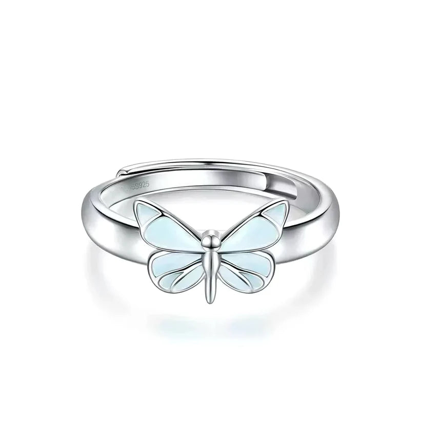[Limited Edition] Moonlit Aurora Butterfly Rings