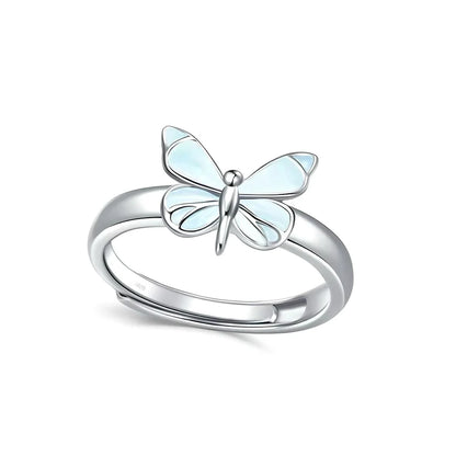 [Limited Edition] Moonlit Aurora Butterfly Rings