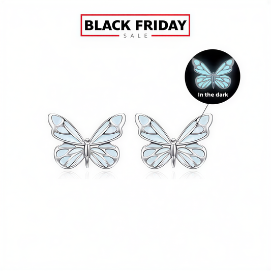 [Limited Edtition] Moonlit Aurora Butterfly Earrings