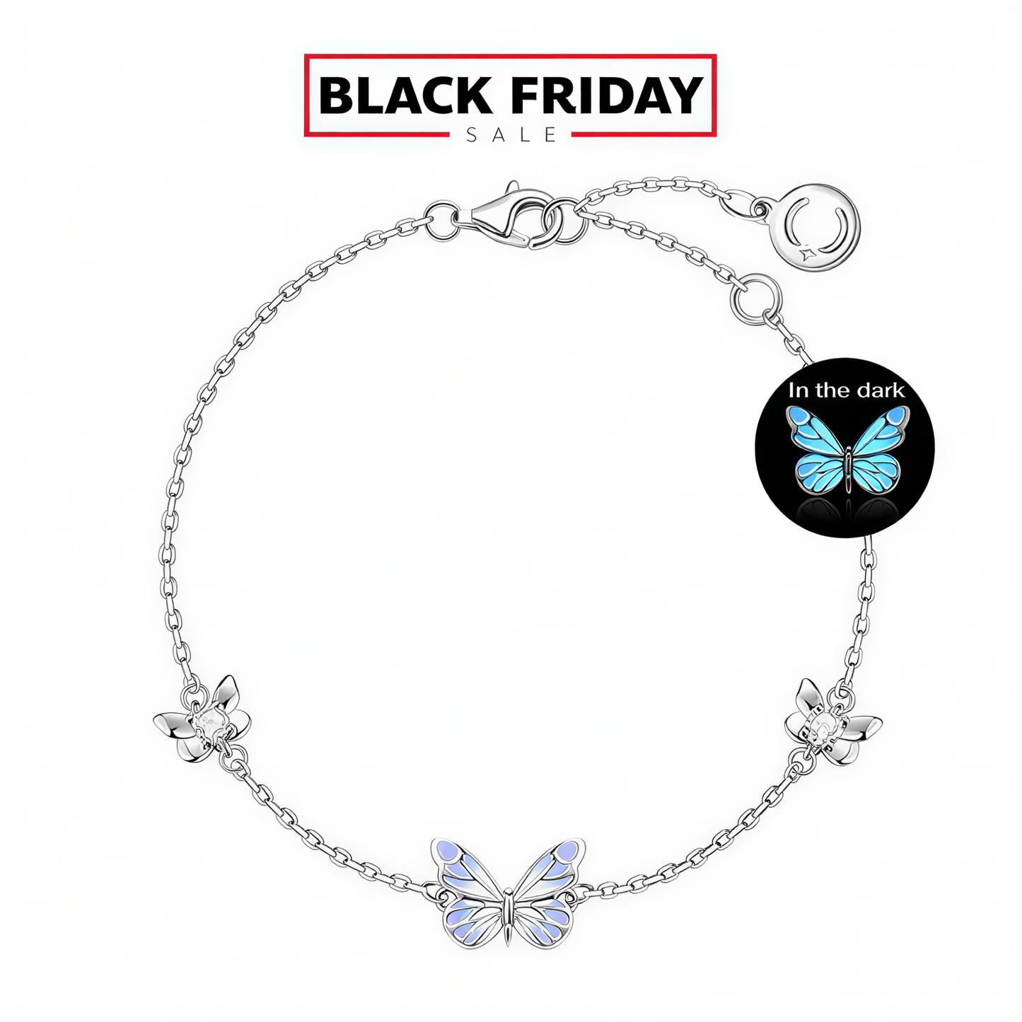 [Limited Edition] Moonlit Aurora Butterfly Bracelet