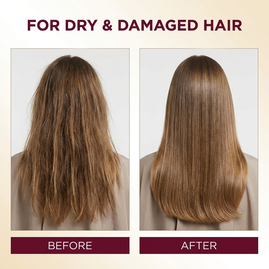 Collagen Shea Butter Hair Mask | Deep Repair for Dry, Frizzy Hair