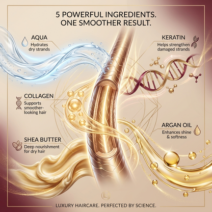 Collagen Shea Butter Hair Mask | Deep Repair for Dry, Frizzy Hair