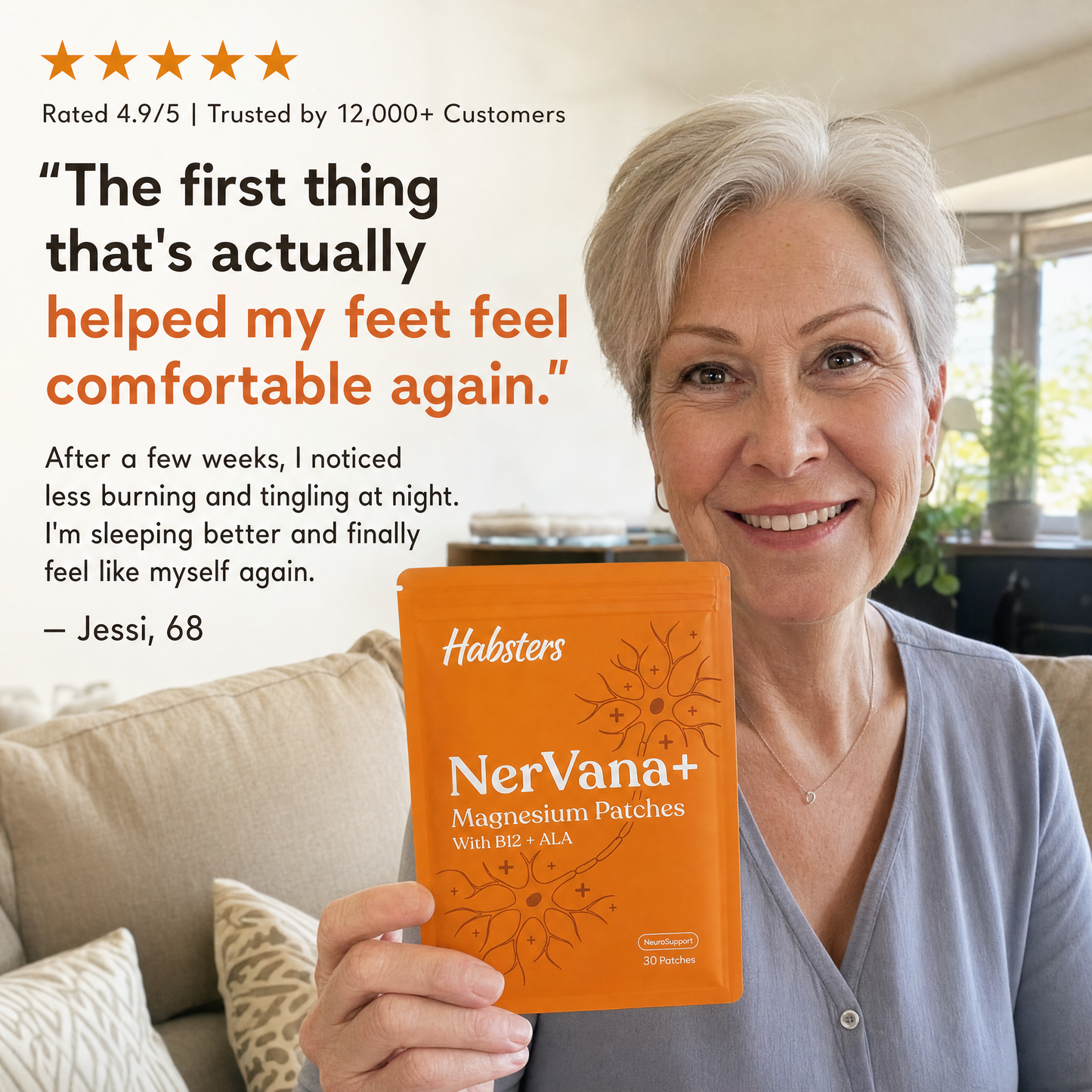 NerVana+® Nerve Relief Magnesium Patches